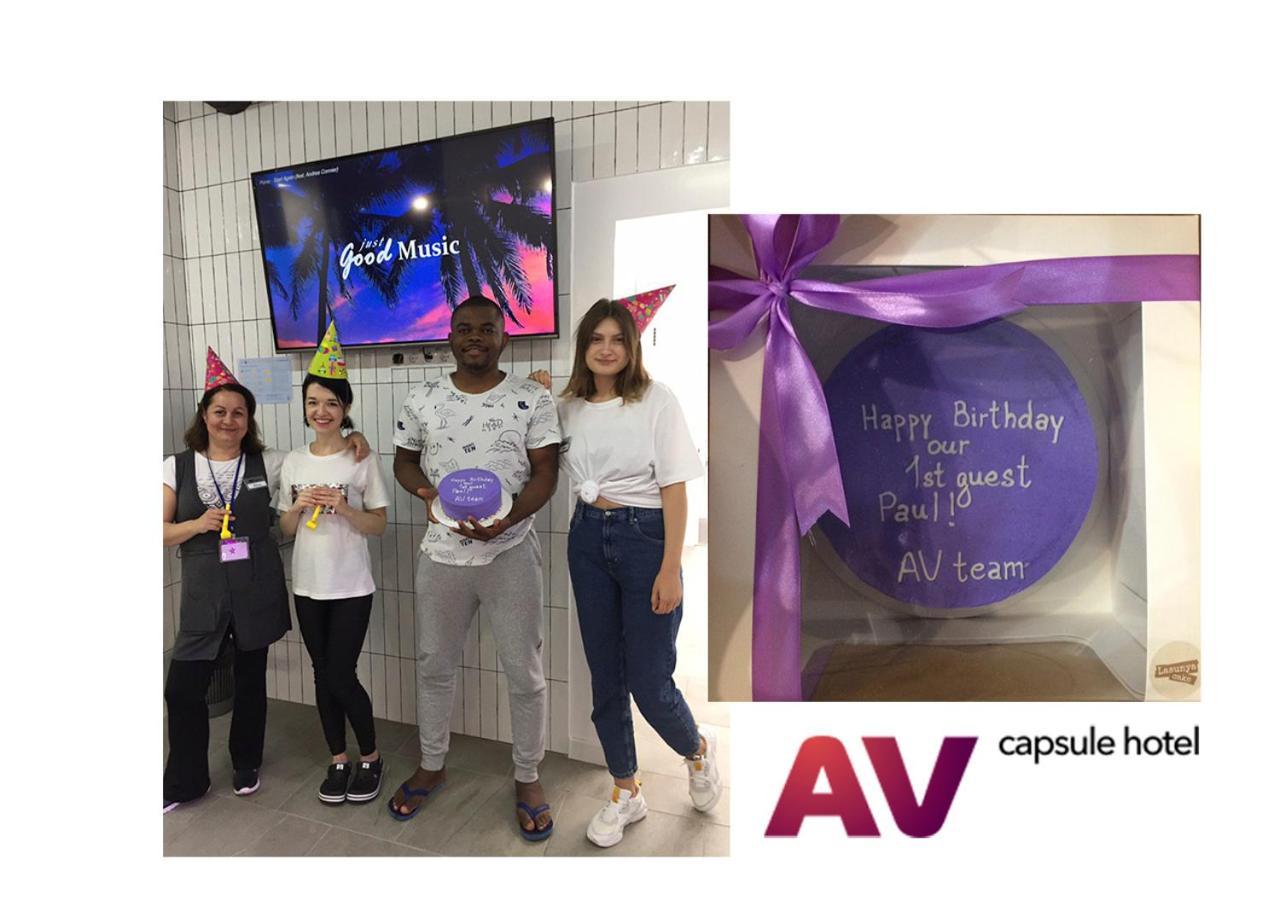 Av-1 Capsule Hotel Kiev Exterior foto